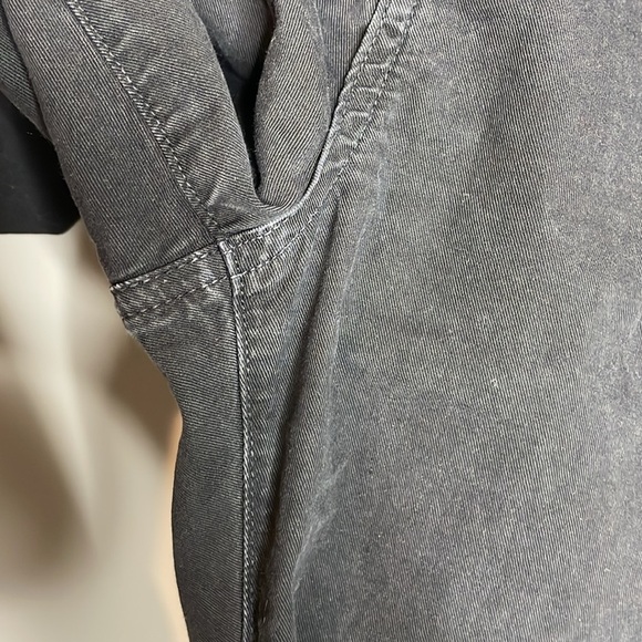 The Great. | Washed Black Ruffle Armies Cropped Pants Size 28 - Picture 5 of 9